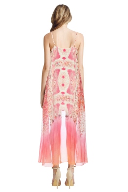 Camilla - Sea Serpent Mini Dress with Long Overlay - Front