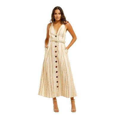 nicholas-yasmine-dress-yellow-front