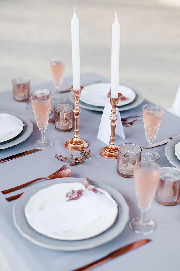 Rose Quartz and Serenity Wedding
