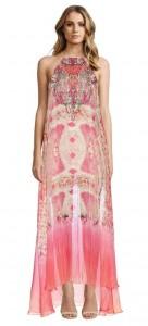 Camilla Sea Serpent Sheer Overlay Dress