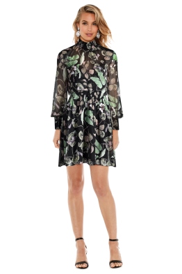 Thurley - Snap Dragon Print Dress - Front