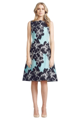 Jayson Brunsdon - Trapeze Dress - Front - Green