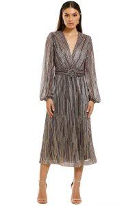 rebecca-vallance-bellagio-dress-pink-metallic-stripe-front