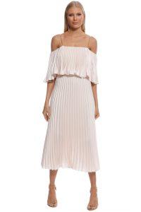 ginger-and-smart-depth-pleat-off-shoulder-dress-front