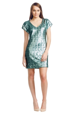 Wayne Cooper - Mermaid Shift Dress - Front - Green