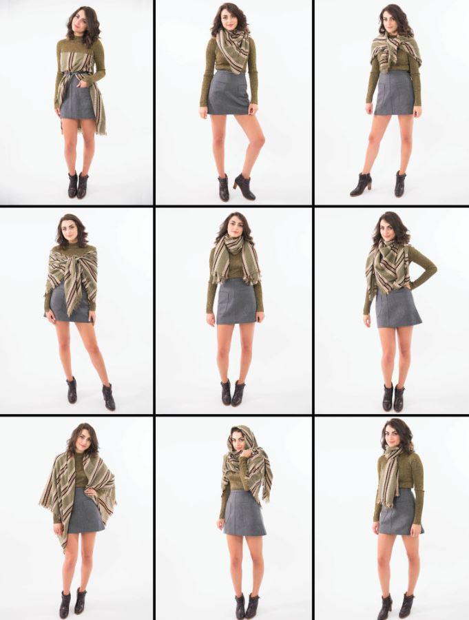 how to wear a wrap