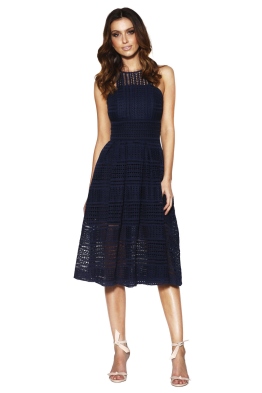 Grace & Hart - Allure Floaty Dress - Navy - Front