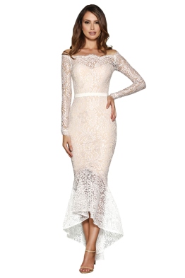 Elle Zeitoune - Marchesa White - Front