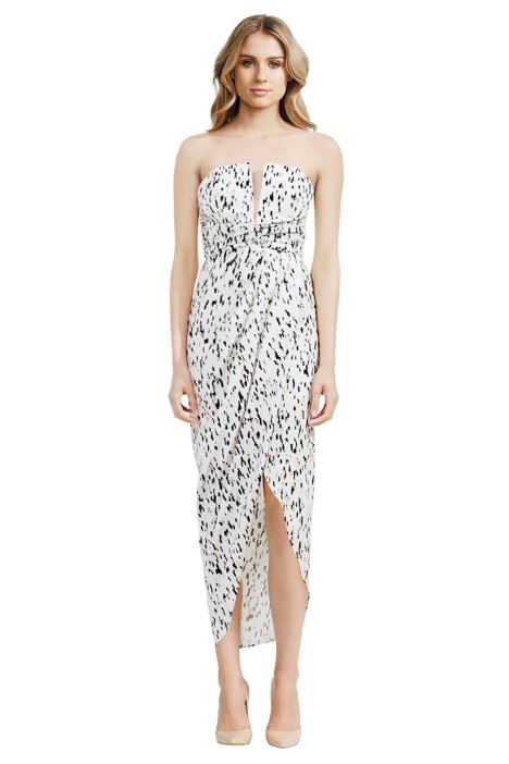 Shona Joy - Deia Draped Maxi Dress - Front - Prints