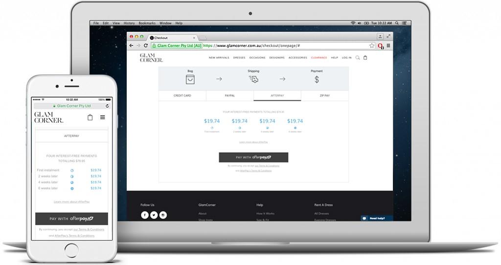 Rent now, pay later! afterpay