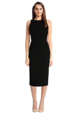 Yeojin Bae - Double Crepe Sophie Dress - Black - Front