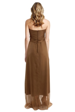 Aurelio Costarella - Ramen Gown - Tobacco - Front