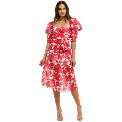 summer-wedding-cocktail-talulah-martini-midi-dress-floral-pink-front