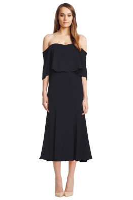 Camilla and Marc - Bridal Off Shoulder Dress - Front