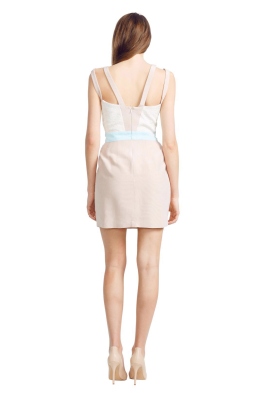 Nicola Finetti - Banded Cross Pleat - Front - Cream