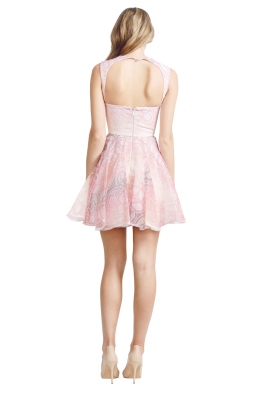 Nicola Finetti - Insert Pleat Dress - Front - Pink