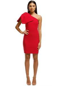 rebecca-vallance-hamptons-bow-mini-dress-poppy-red-front