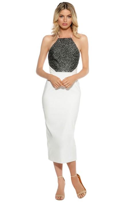 Unspoken Swann Midi Dress Ivory - Winter