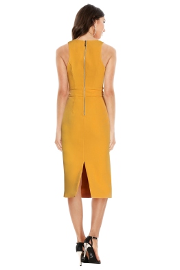Premonition - Dynasty Midi Dress - Mango Yellow - Front