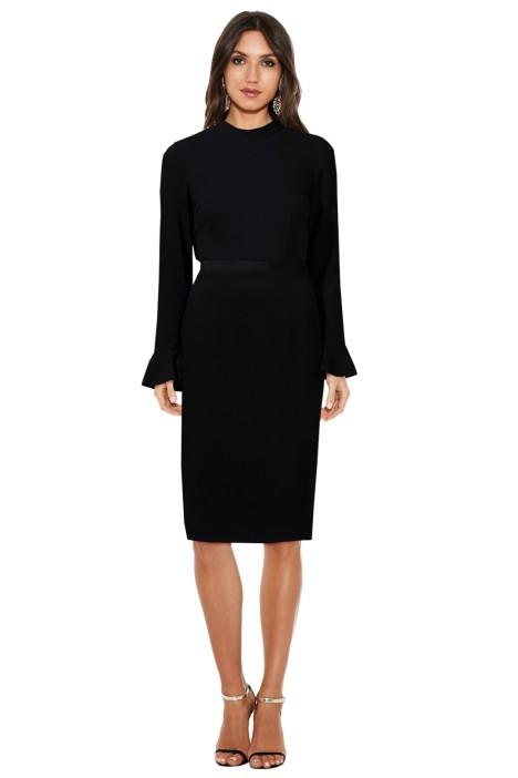 Maison Vivienne Rekindled Love Ruffle Back Midi Dress