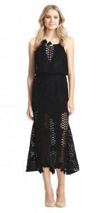 Black love light dress