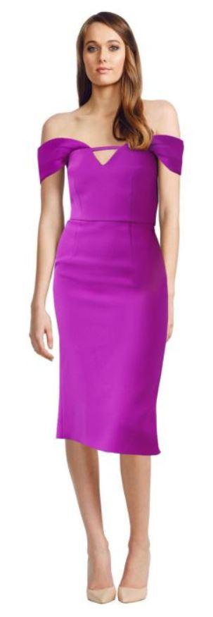 Yeojin Bae Corrine Dress Fuchsia