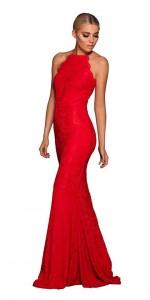 Elle Zeitoune Lore Gown red