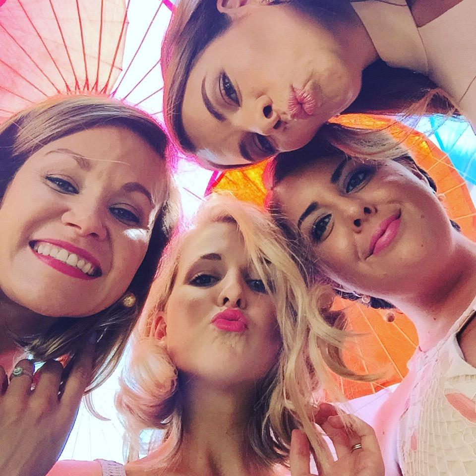 Tarryn with her friends