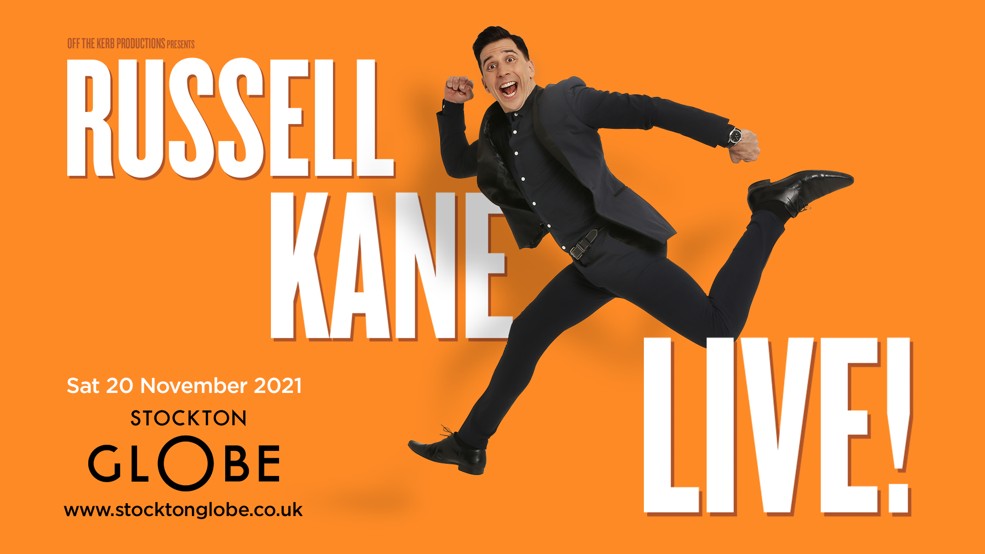 Russell Kane Official Box Office Stockton Globe