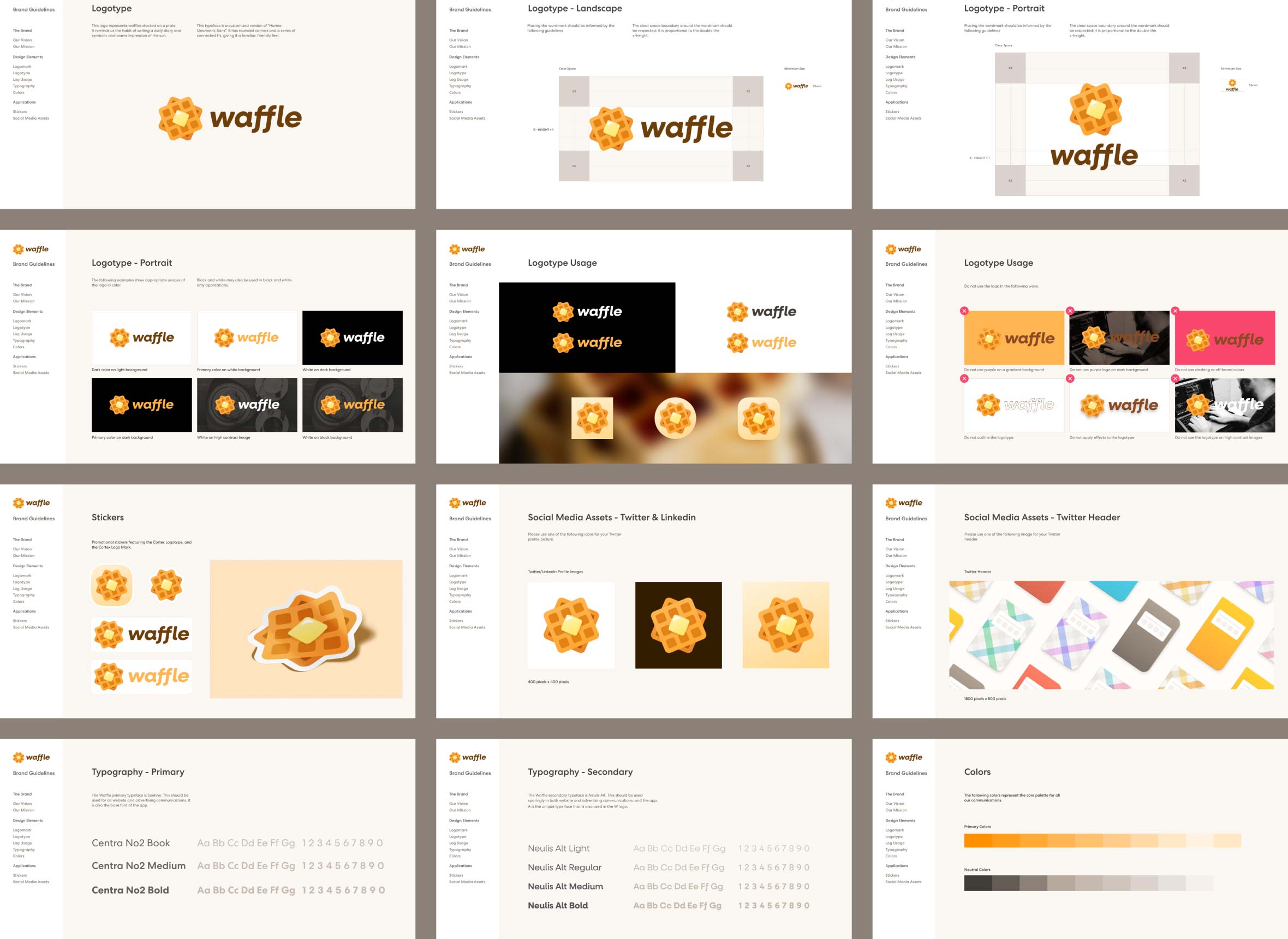 waffle components and styles designed by zypsy