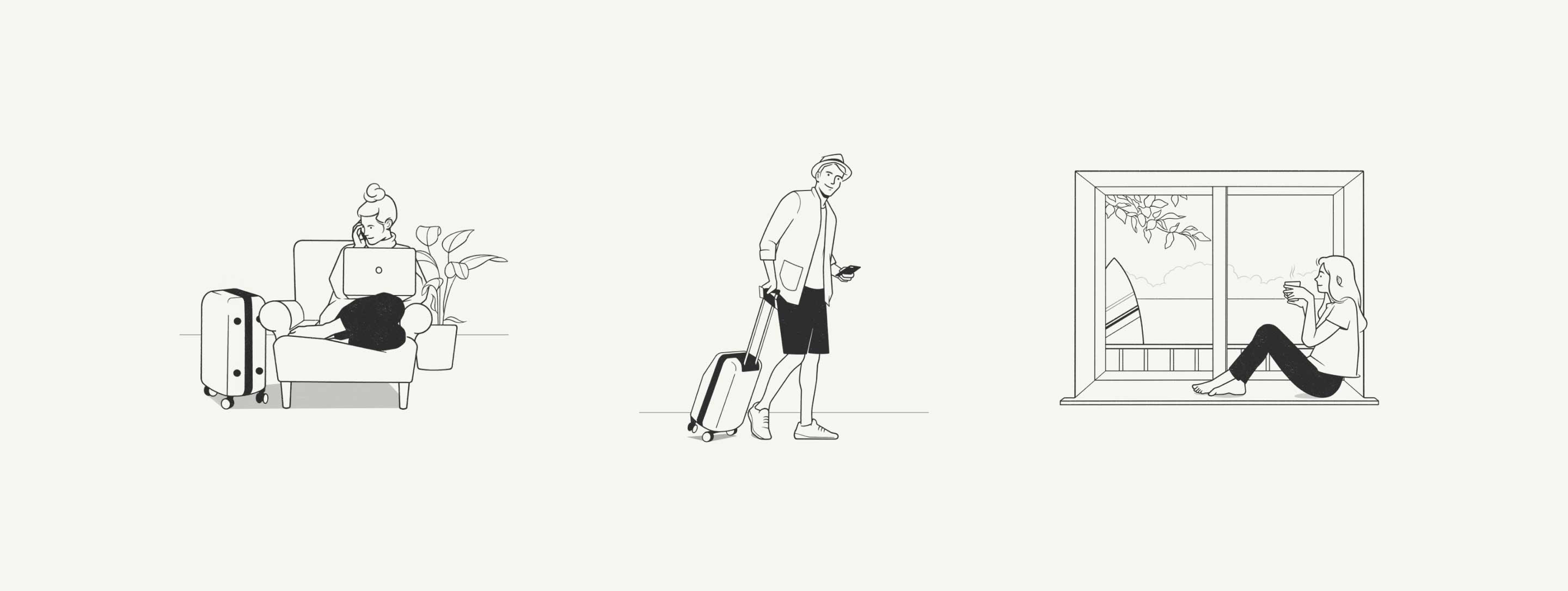 anyplace illustrations created by zypsy design team