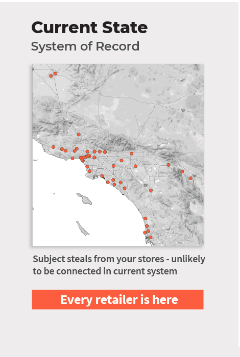 Connecting criminal activity across organizations