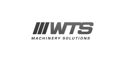 WTS machinery black and white logo