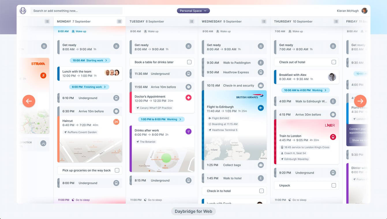 Daybridge new calendar