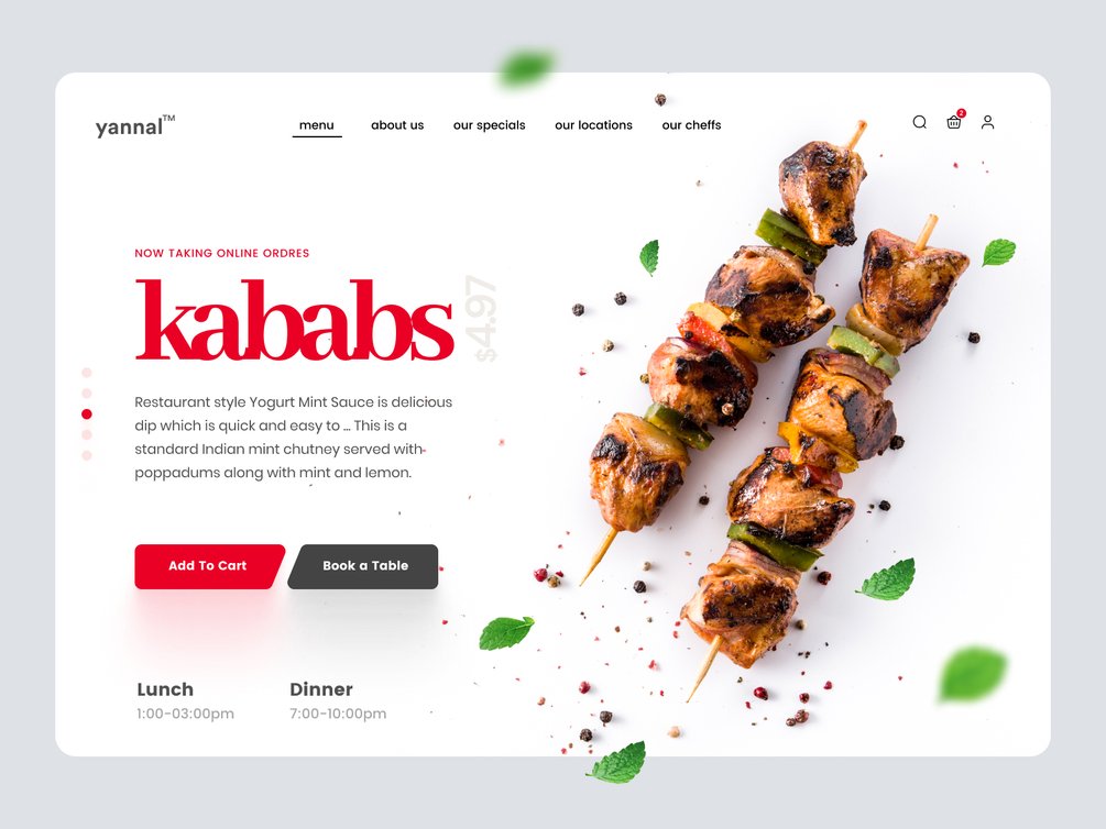 Restaurant Landing Page