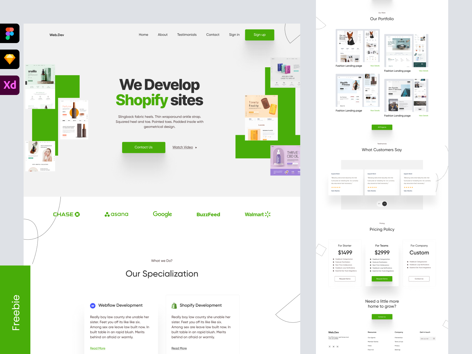 Agency Landing Landing Page - Freebie