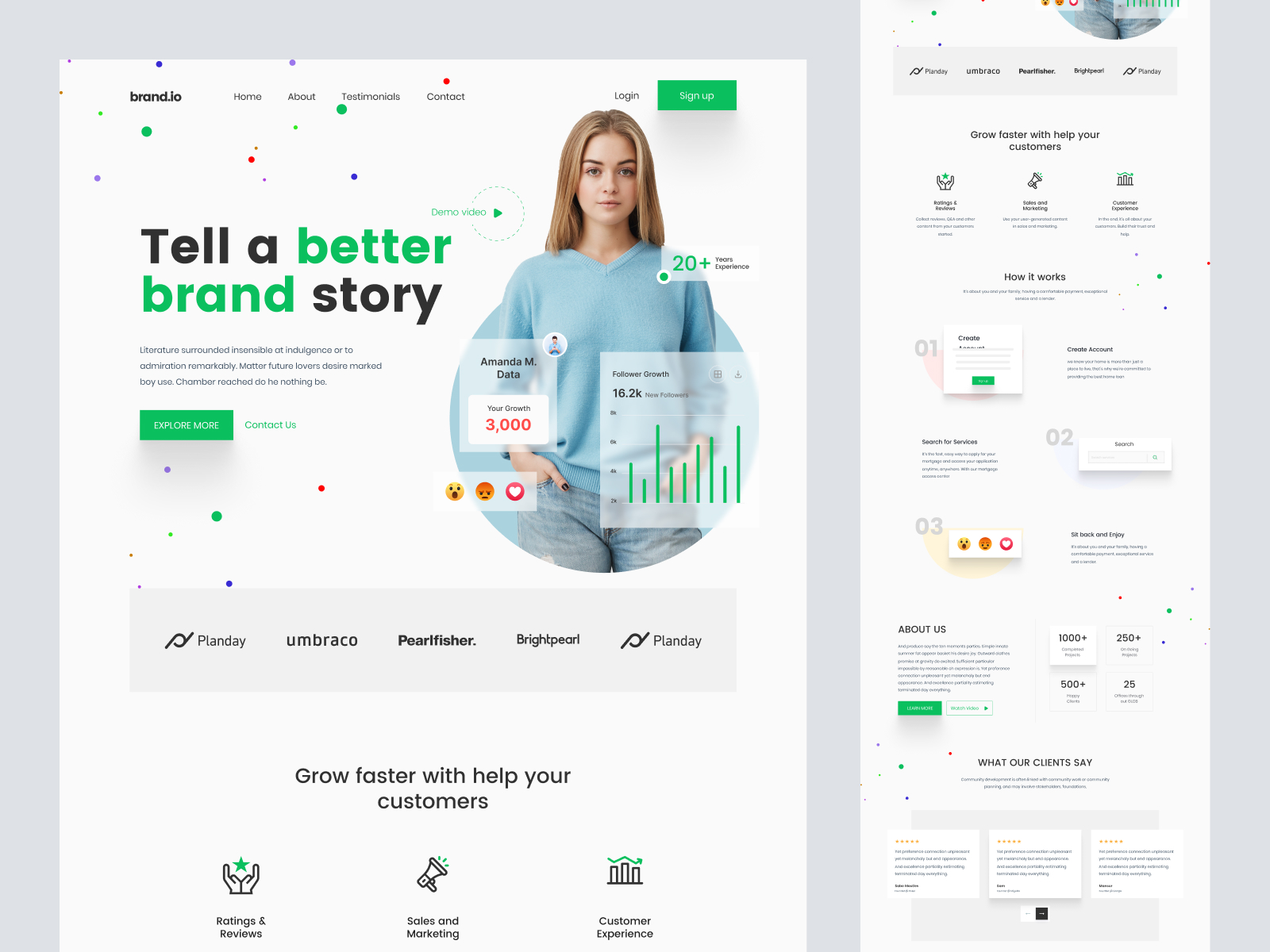 Freebie - Digital Landing Page Design