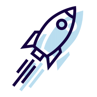 software development company process rocket emoji