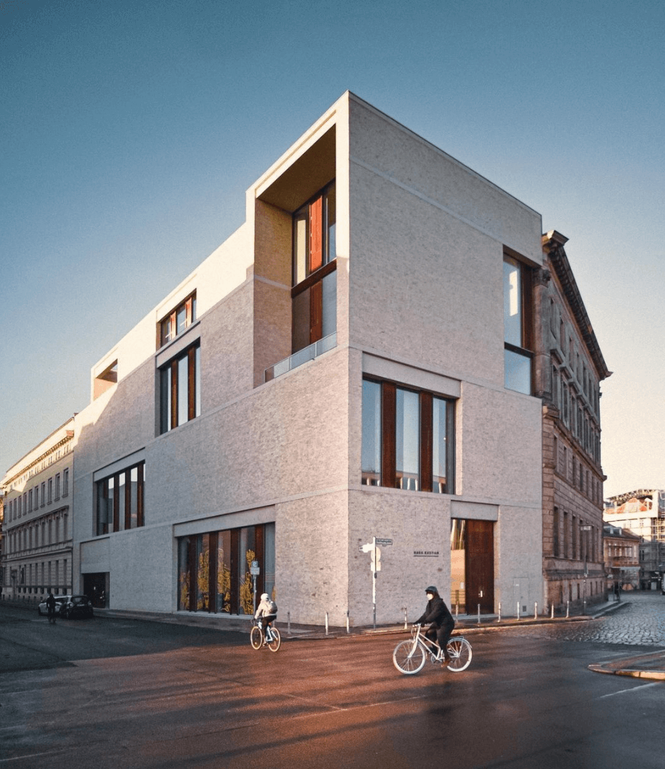 Minimalism architecture building, Am Kupfergraben