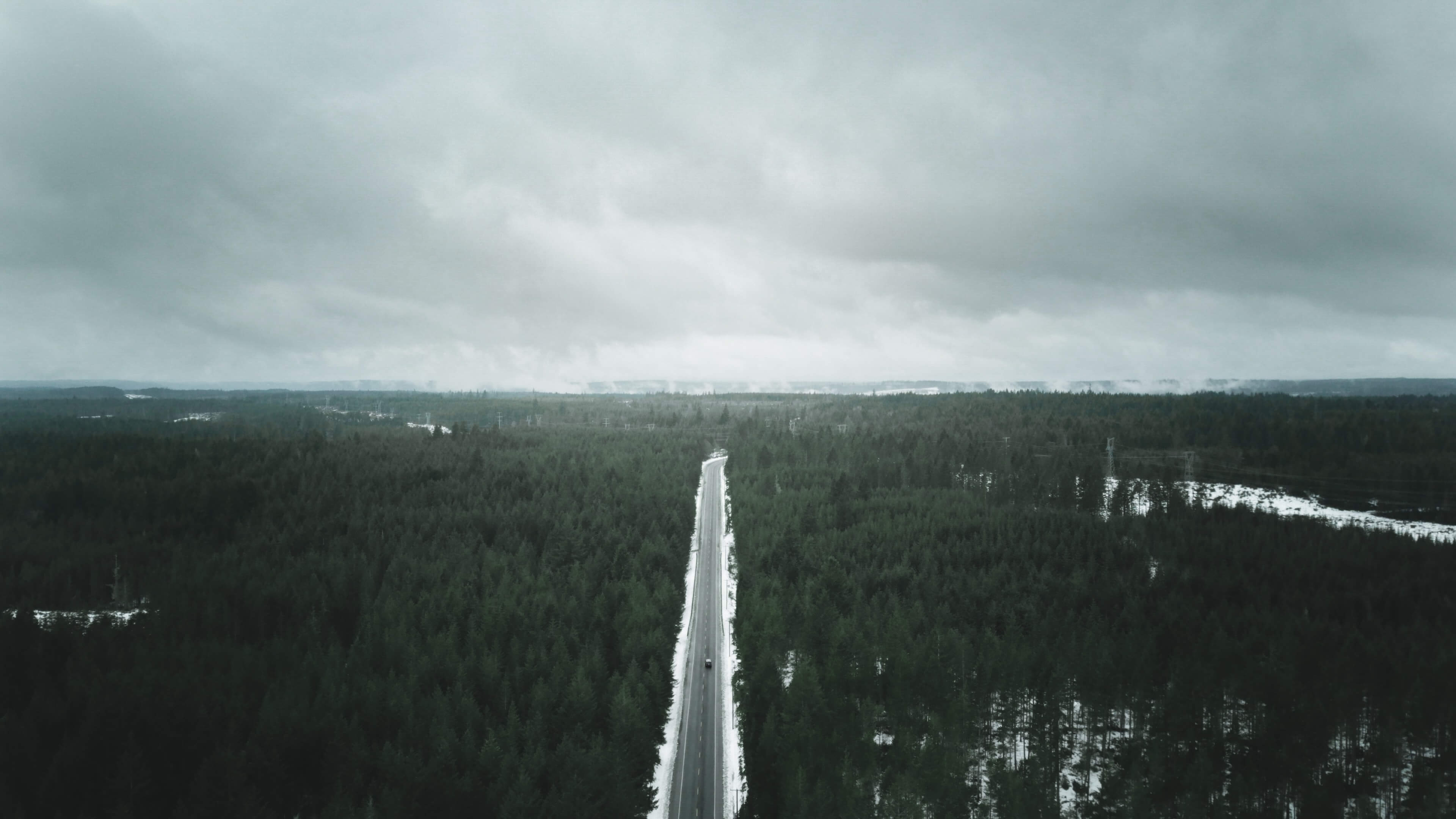 Aerial photograph, drone shot, landscape photography