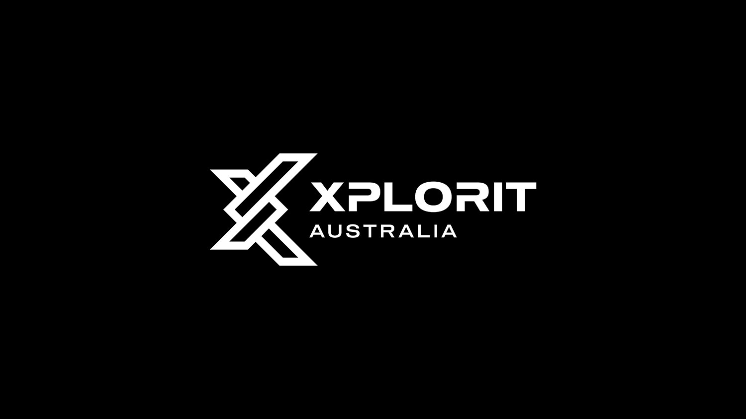 Xplorit Australia logo on a black background