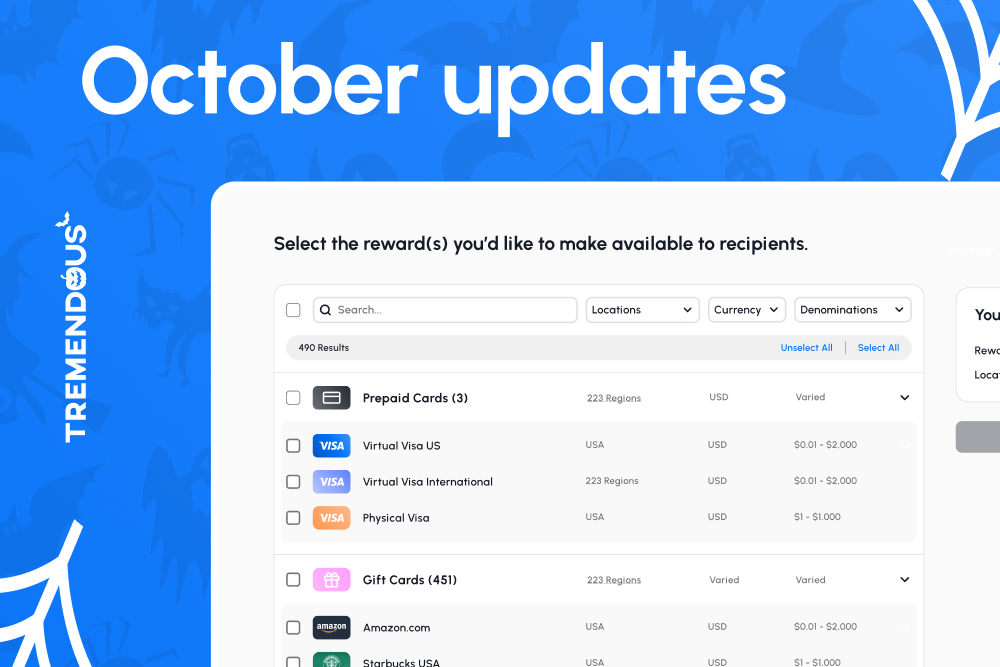 Product improvements — October 2021 🎃