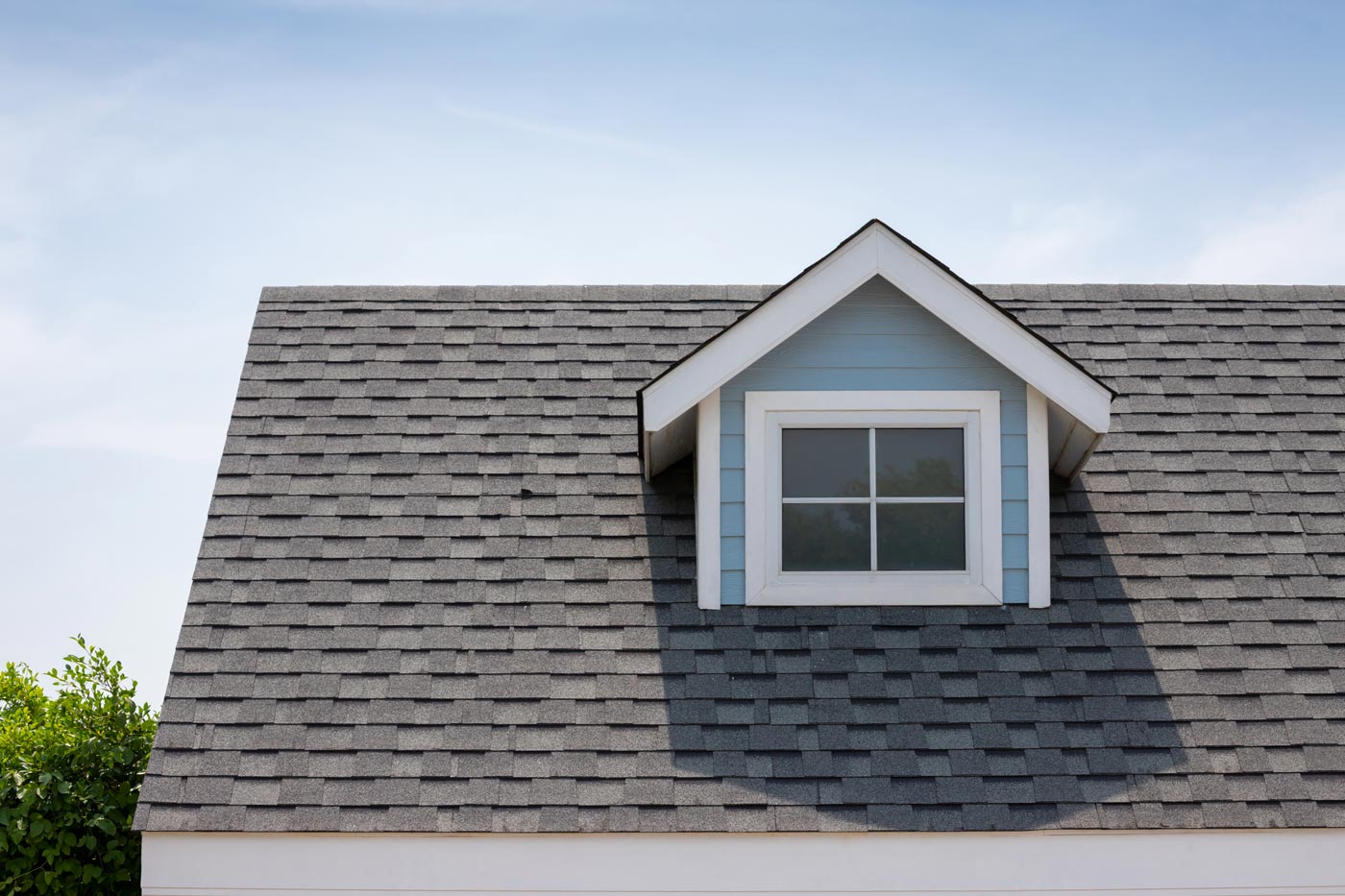 New roof shingles