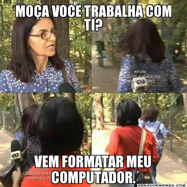 Dia do profissional de ti meme