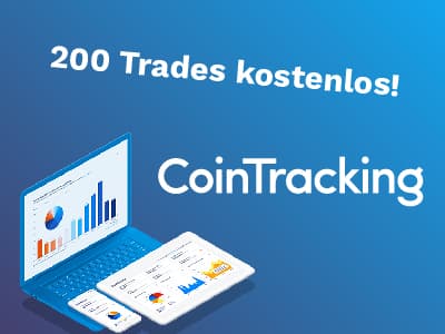 CoinTracking: 200 Trades kostenlos!