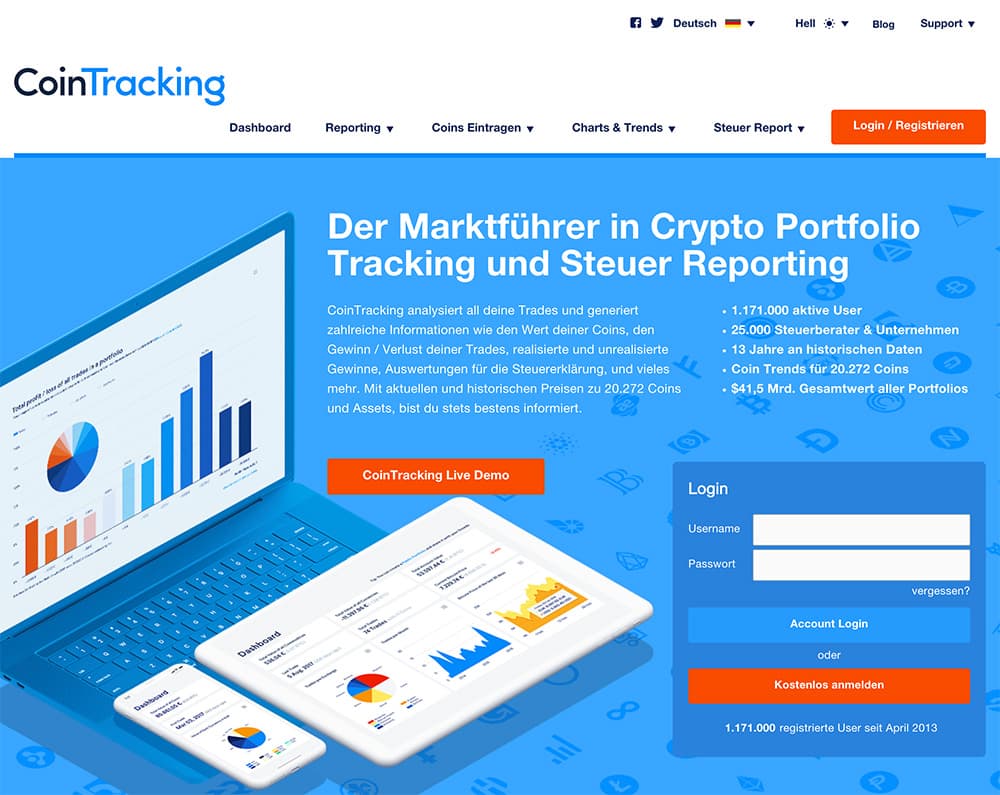 Cointracking Login