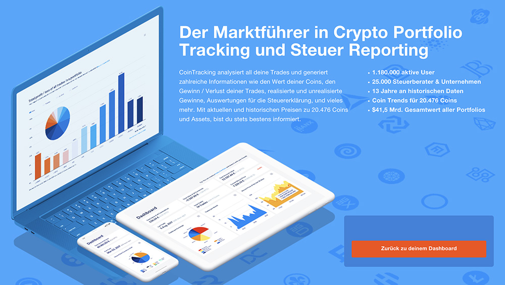 Cointracking Krypto Steuern Tool