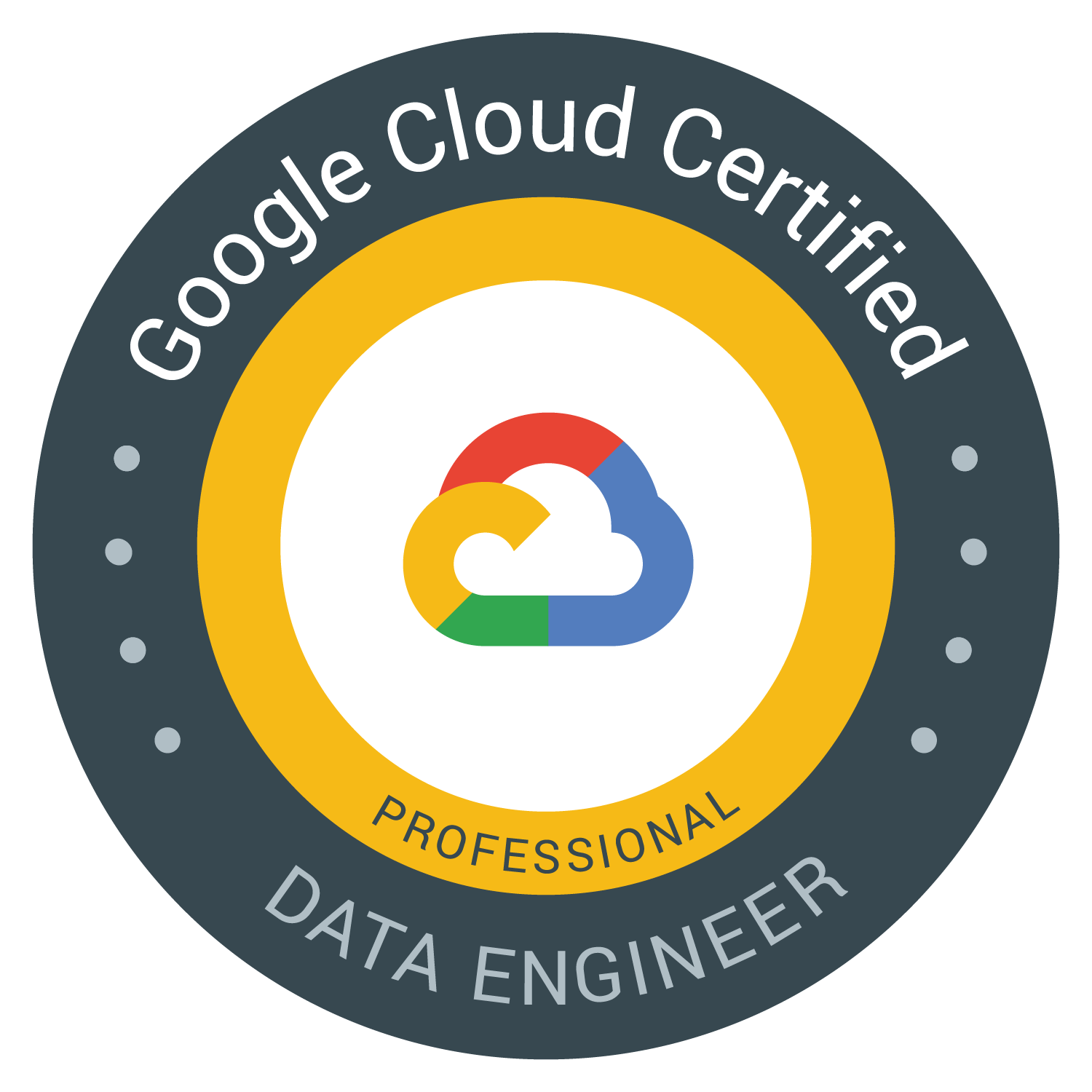 Professional Data Engineer Google Cloud Certified Badge