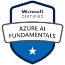 Microsoft Azure AI Fundamentals AI900 Certification Badge