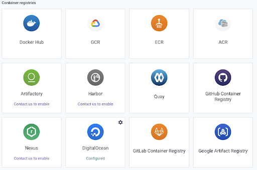 List of Container Registries Supported by Snyk